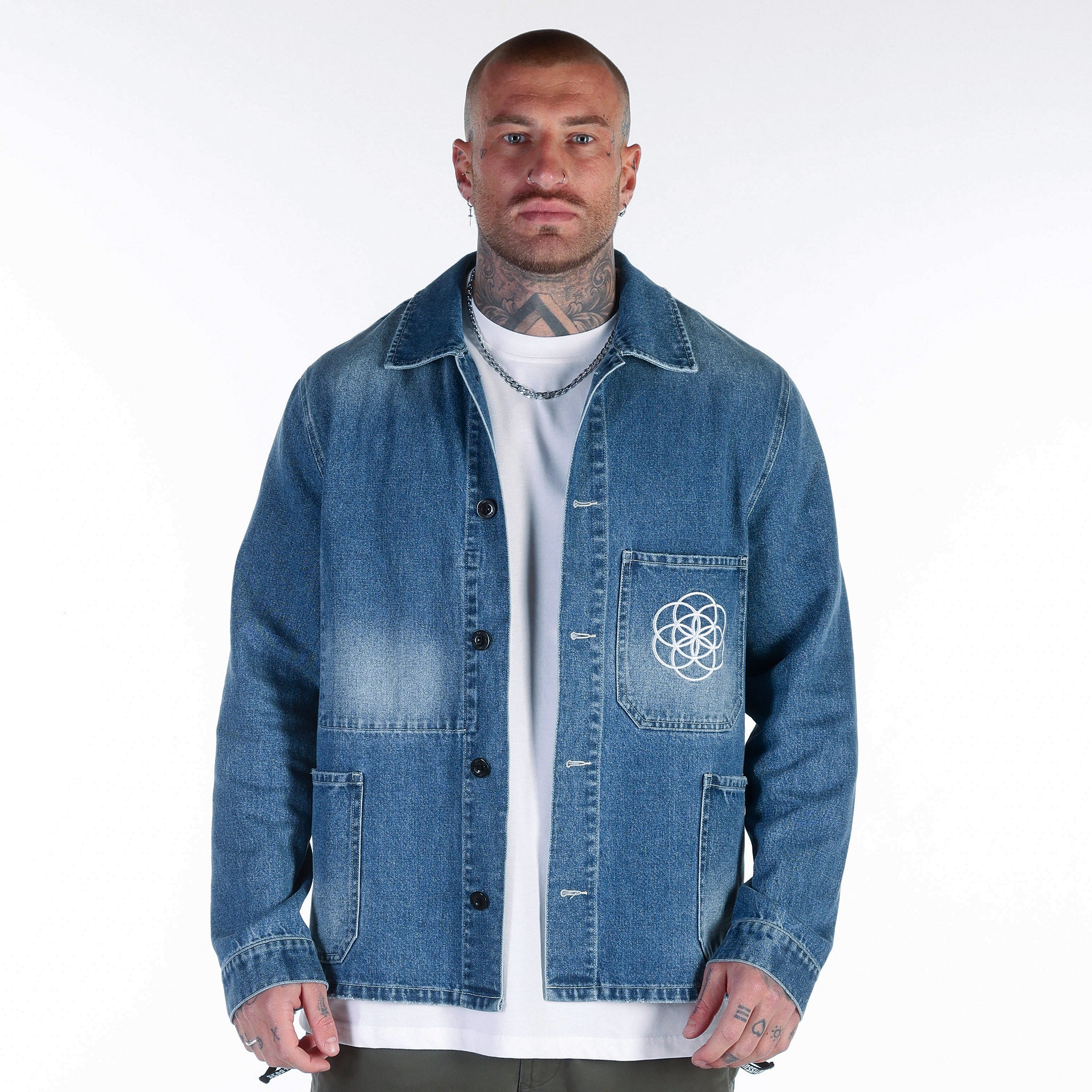 Boxy Denim Overshirt