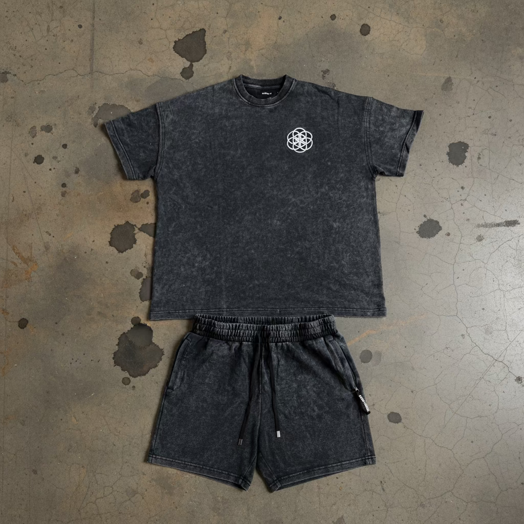 Oversized Silhouette Acid T-Shirt