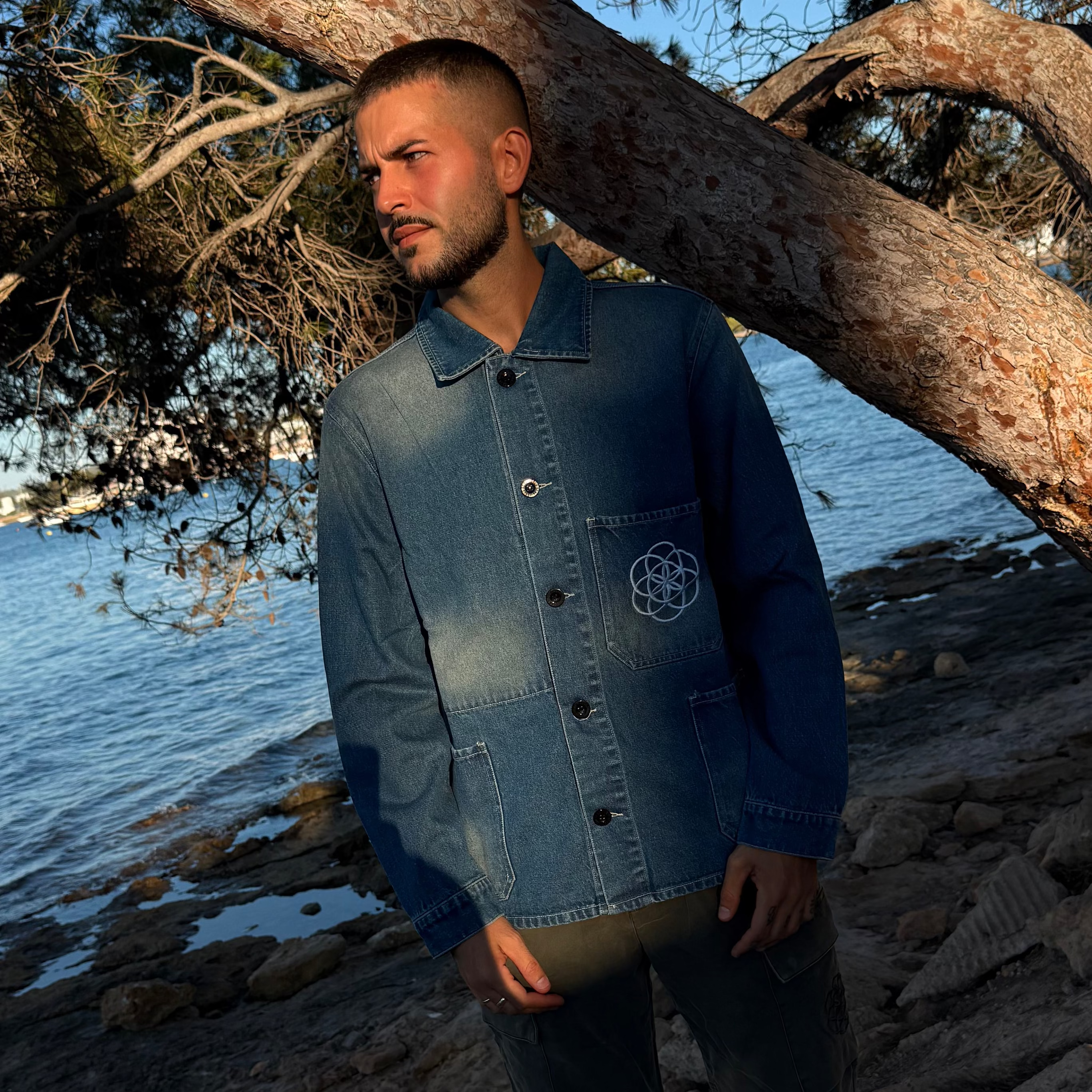 Boxy Denim Overshirt
