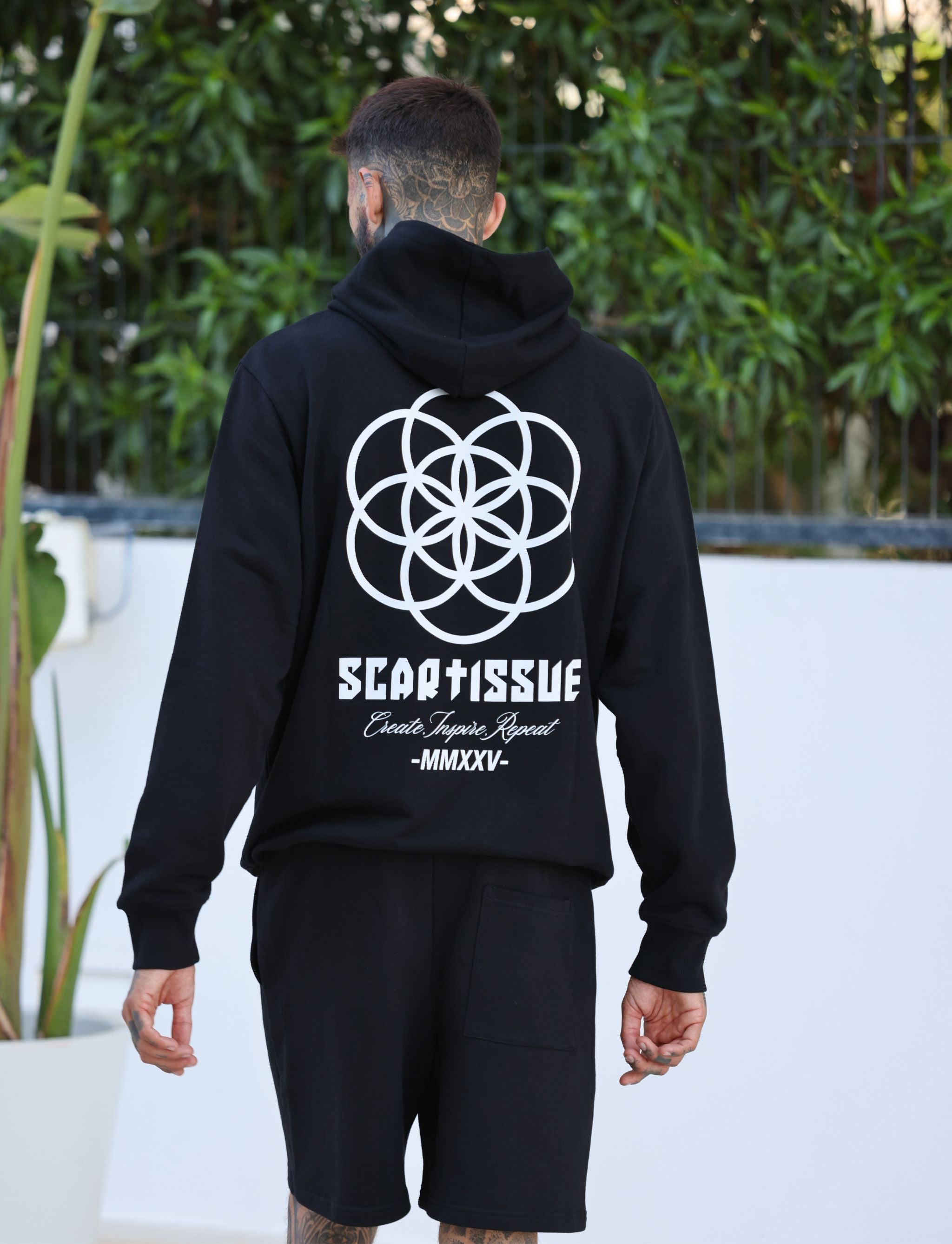 ScarTissue Clothing - Core Noir Hoodie - Back