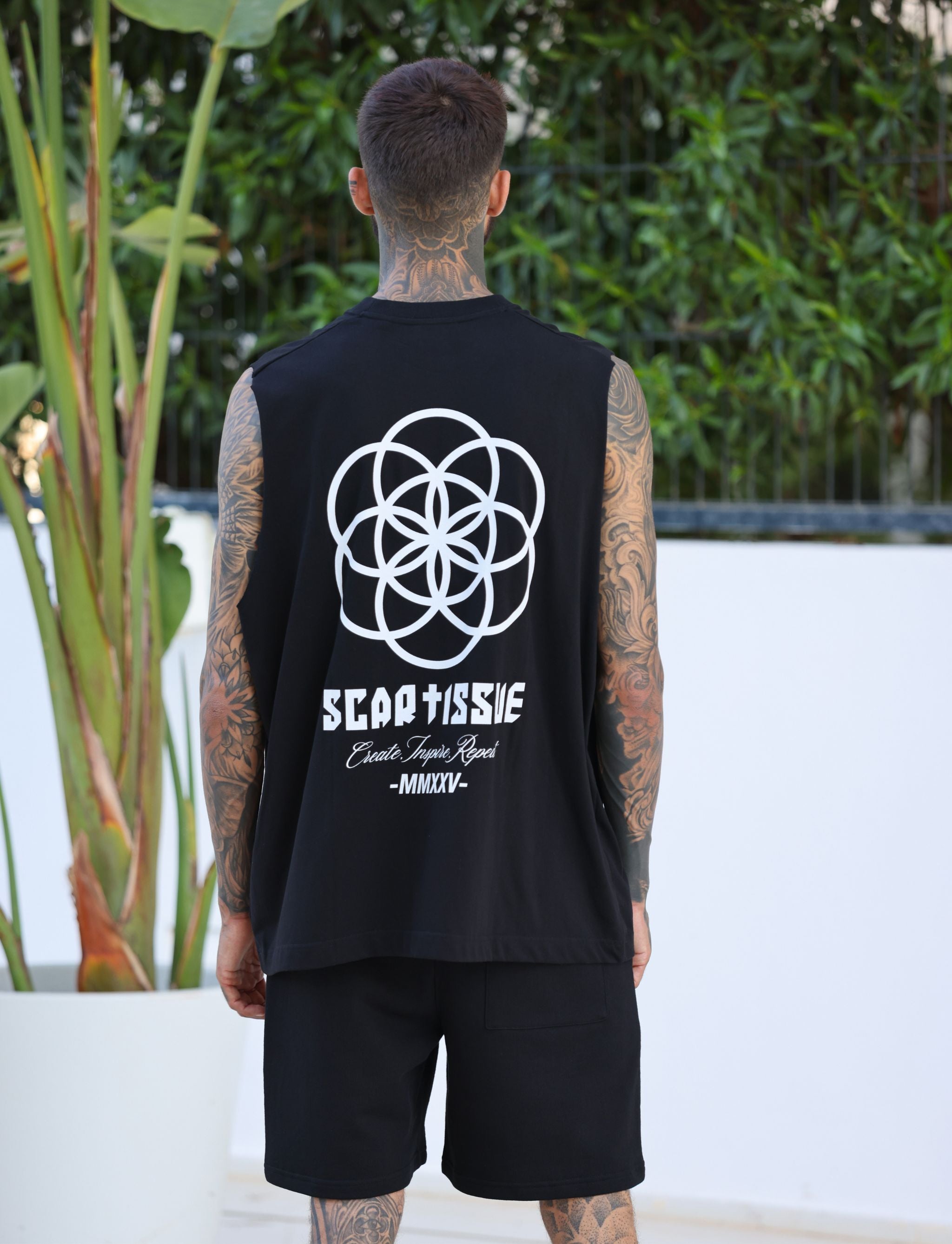 ScarTissue Clothing - Core Noir Vest - Back