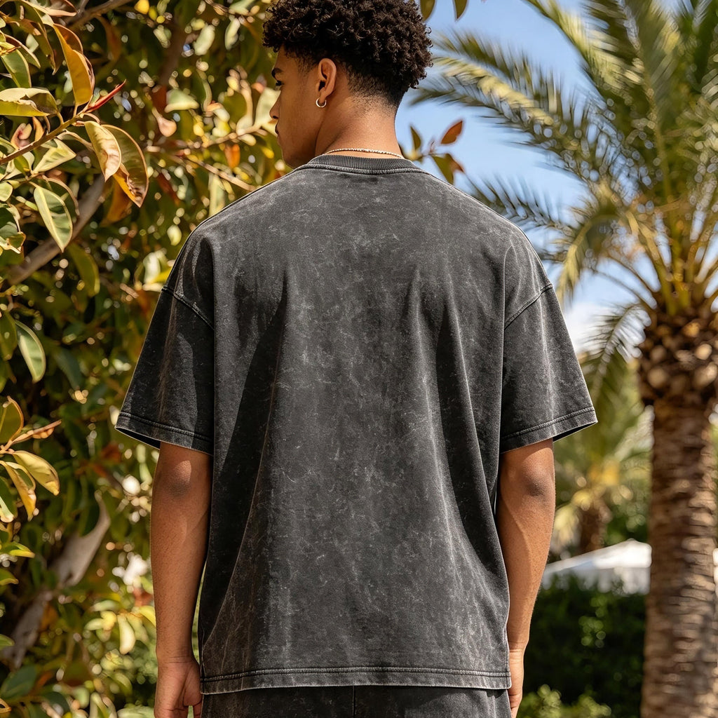 Oversized Silhouette Acid T-Shirt