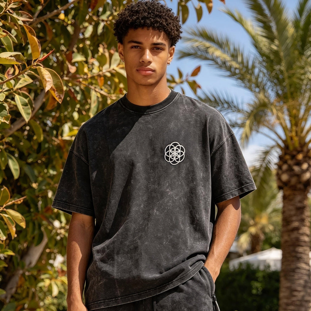 Oversized Silhouette Acid T-Shirt
